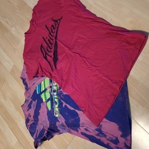 Two Adidas t shirts
